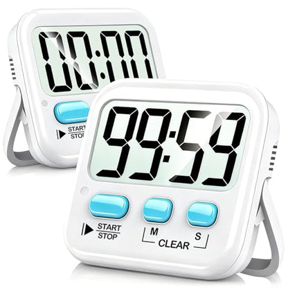 Eco-Friendly Antonki 2 Pack Digital Timer for Kids, Magnetic Kit