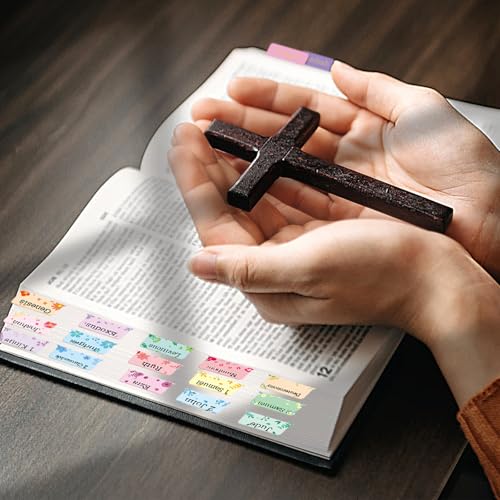 Smart Home Bible Tabs, 75 Tabs, Laminated Bible Index Tabs for Women Essentials