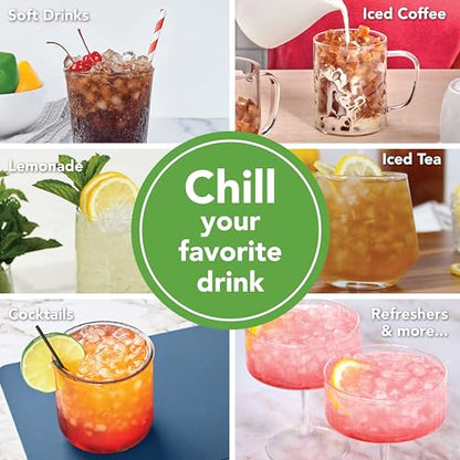 Tovolo Mini Ice Cylinder- Squeeze & Release- Set for Daily Use